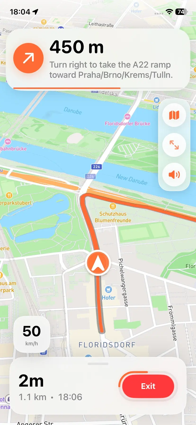 Turn-by-turn navigation in RiderUnion